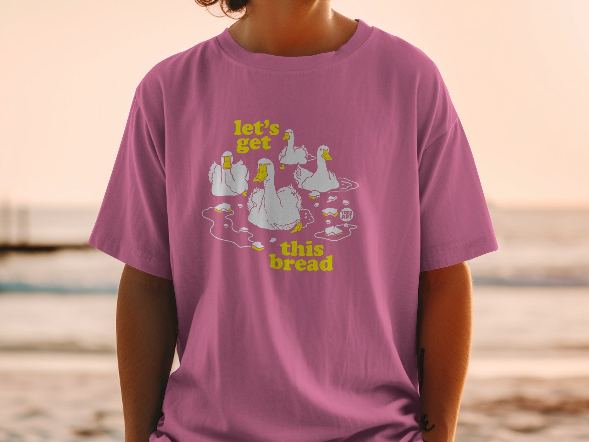 Let's Get This Bread Duck Graphic T-Shirt Product