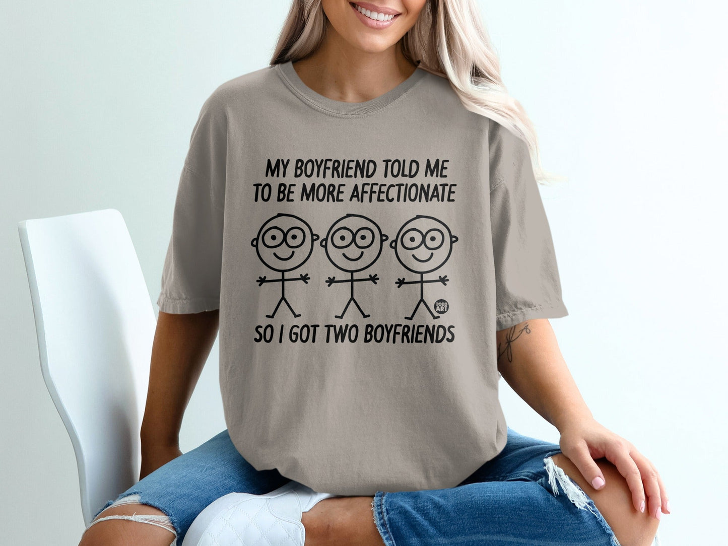 Funny My Boyfriend Told Me To Get Two Boyfriends Shirt