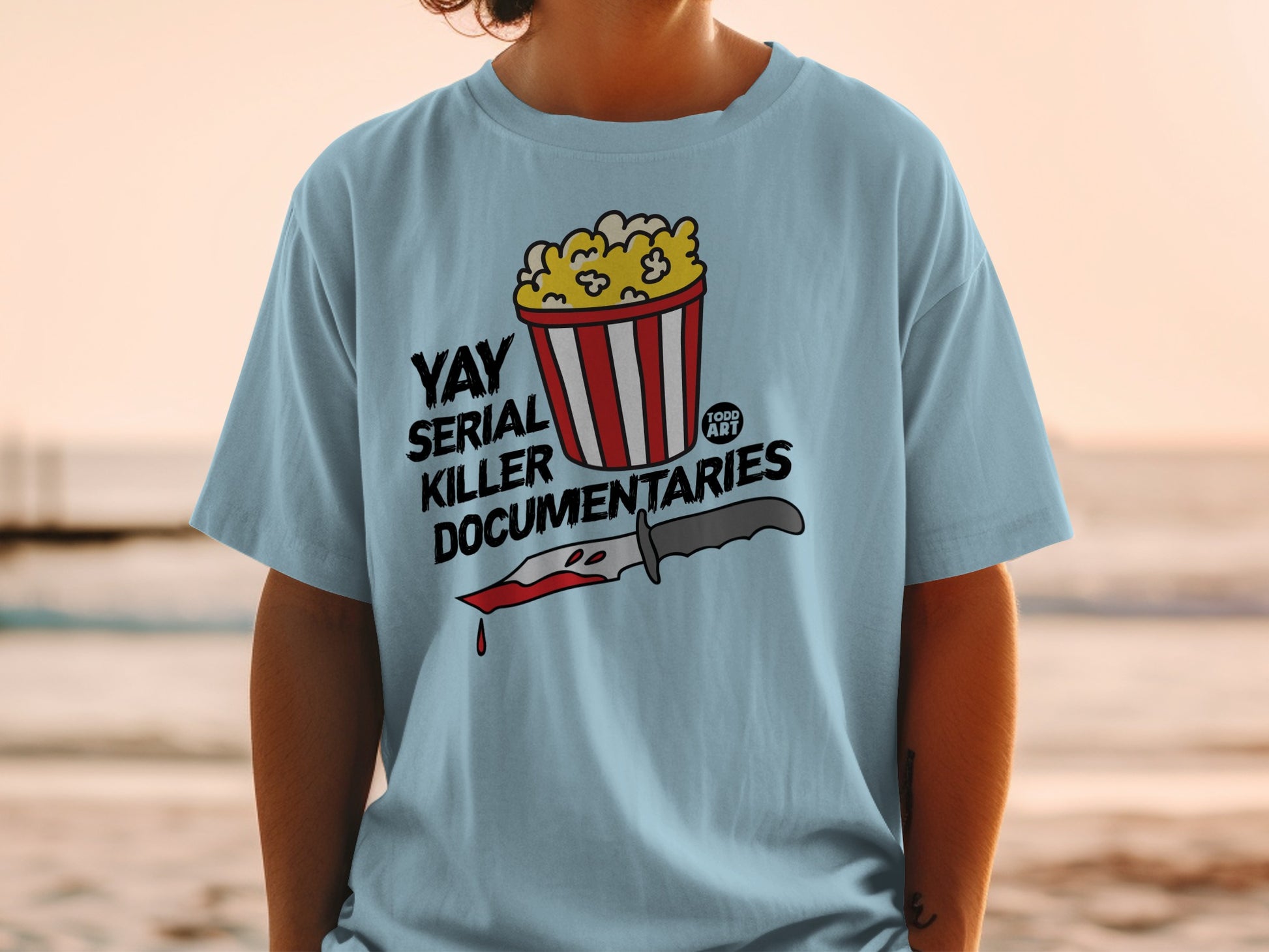 Yay Serial Killer Documentaries Popcorn Knife product type