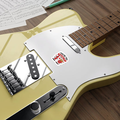 Funny You're the Ketchup to My Fries Guitar Sticker