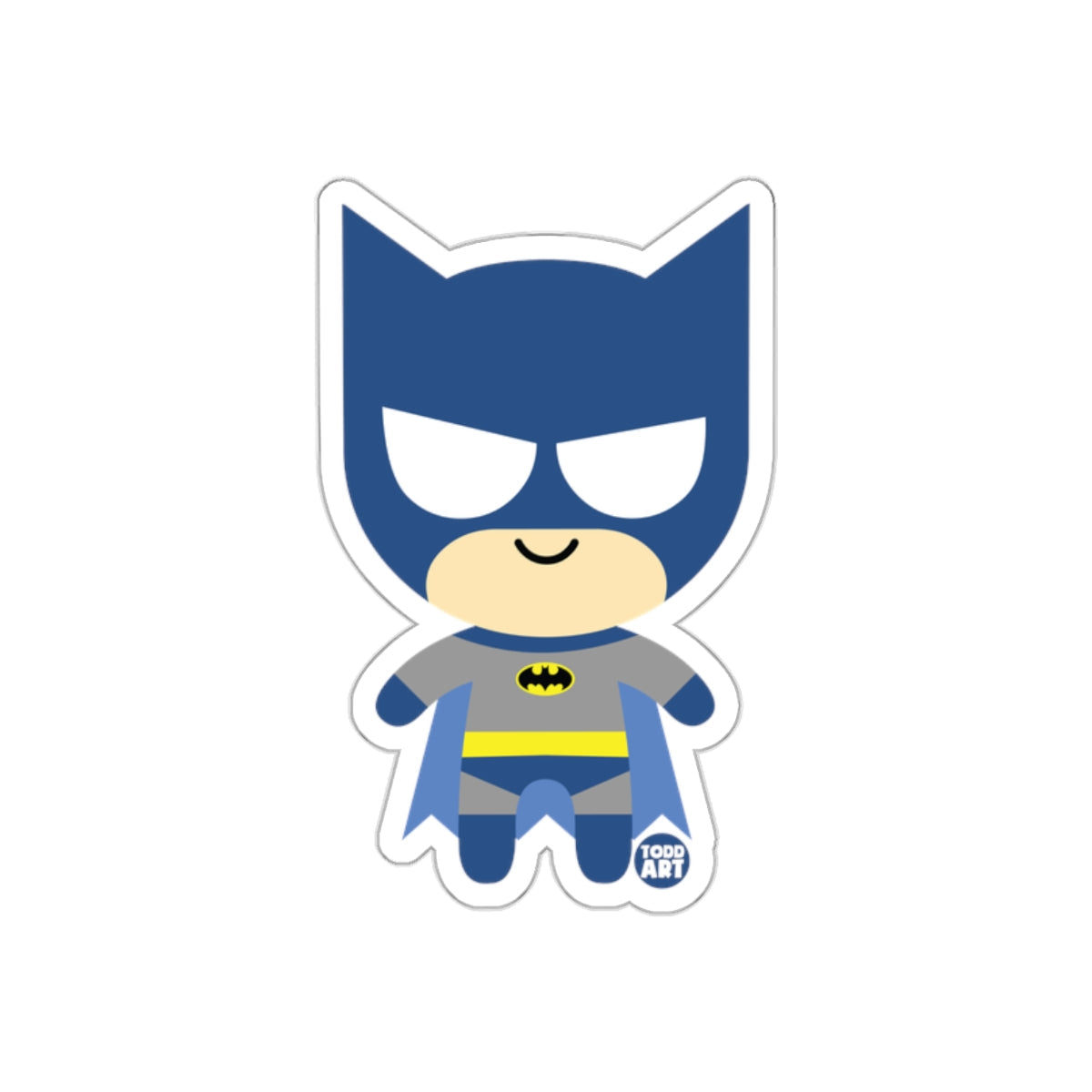 Cute Chibi Superhero Figure Sticker by Todd Art