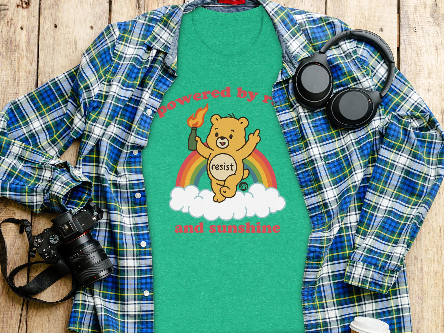 Powered by Rainbows and Sunshine Resist Shirt