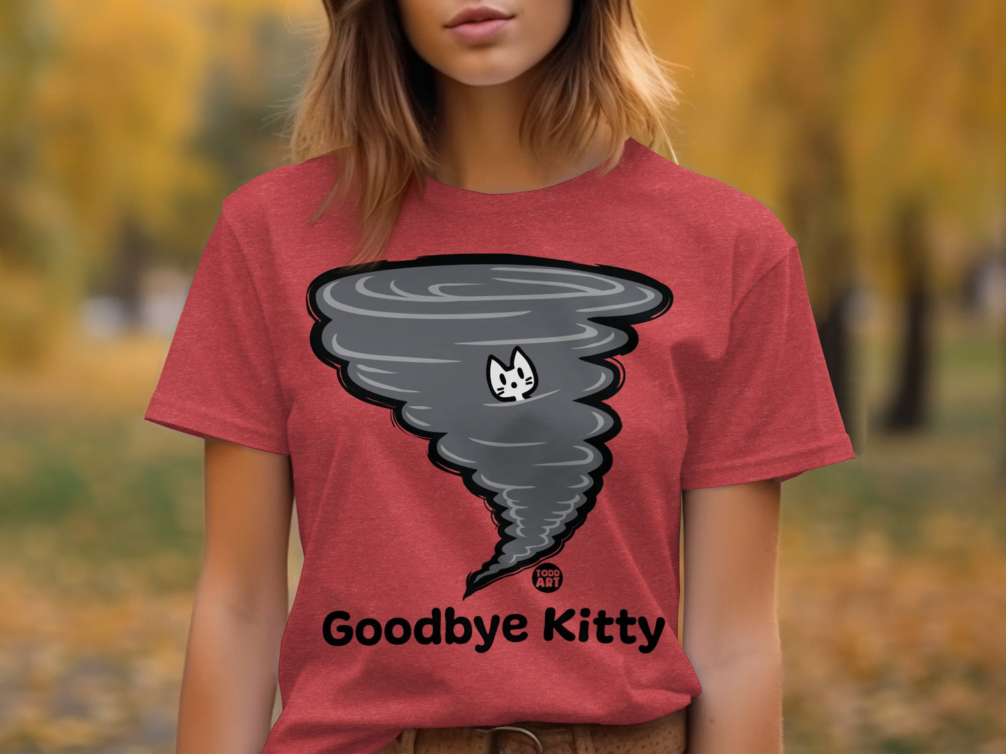 Goodbye Kitty Tornado Graphic Tshirt product