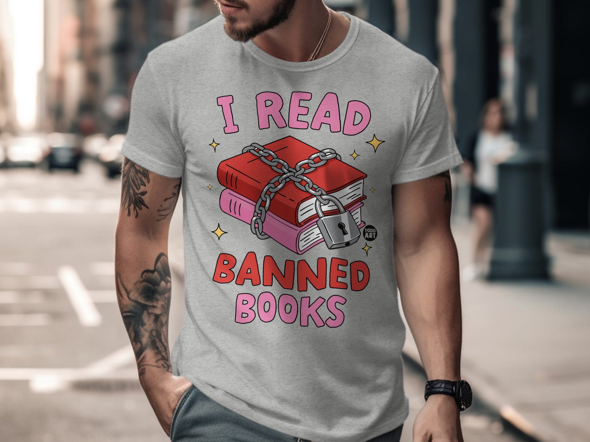 I Read Banned Books T-Shirt Perfect for Book Lovers