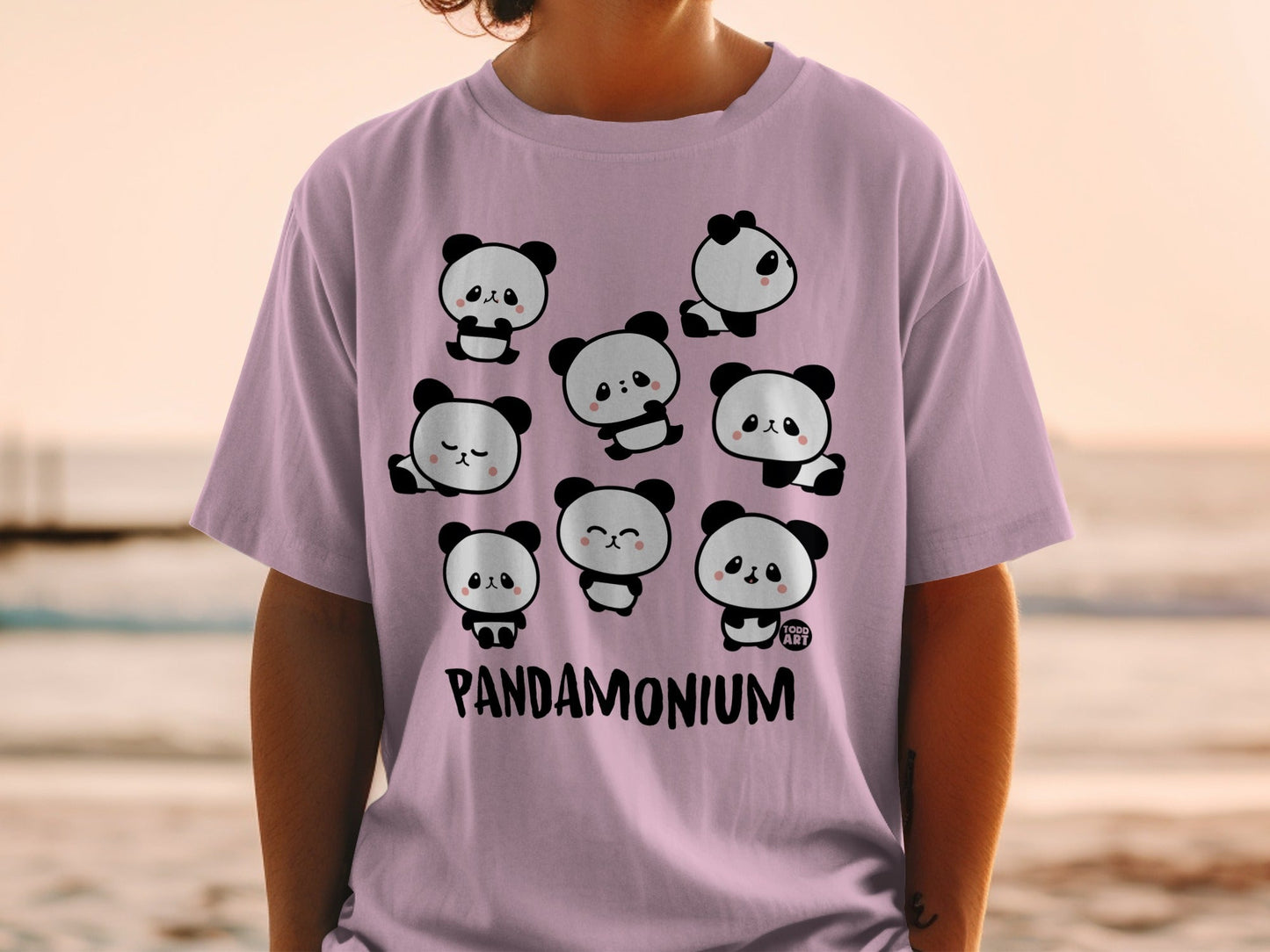 Cute Pandas Pandamonium Graphic T-Shirt