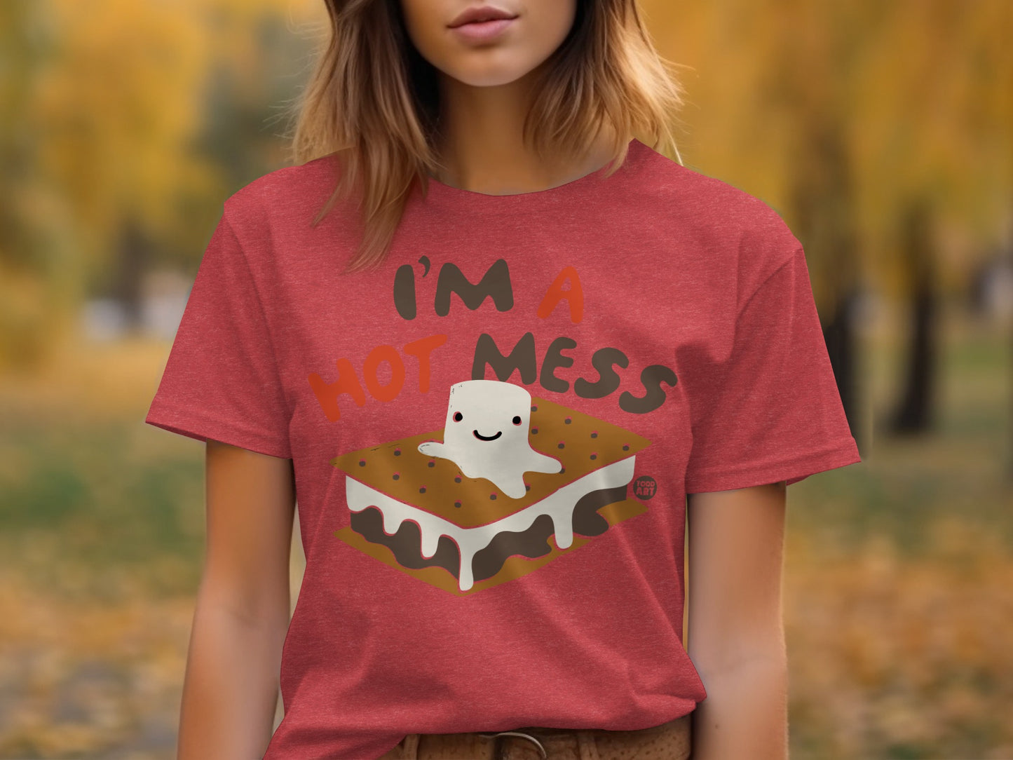 I'm A Hot Mess Cute S'mores Graphic T-Shirt
