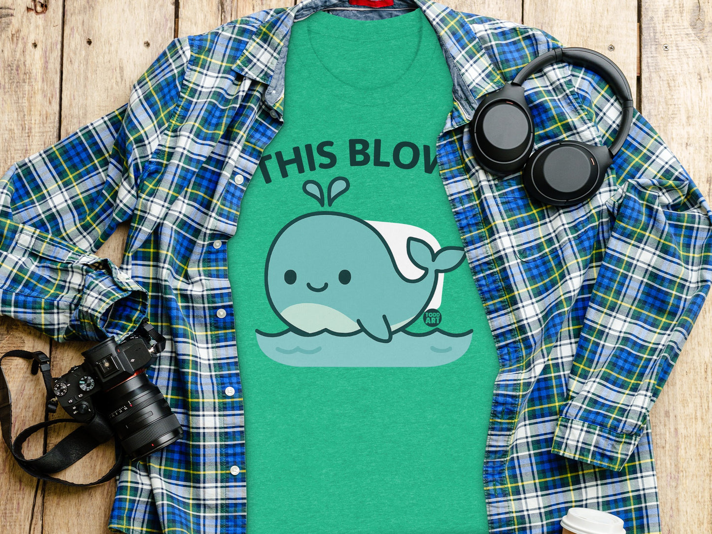 This Blows Cute Whale Graphic Tee Product