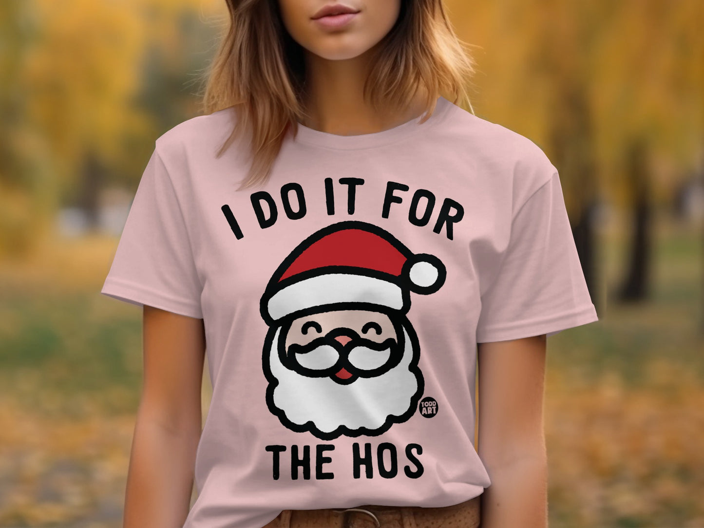 I Do It For The Hos Santa Claus Graphic T-shirt product