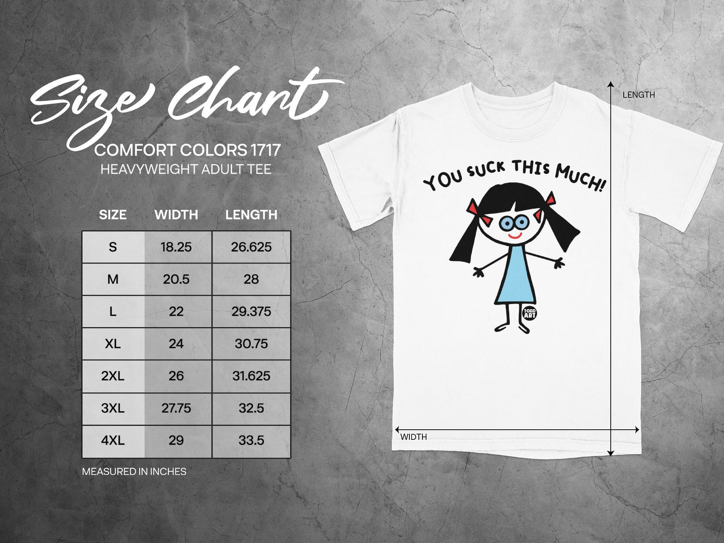 You Suck This Much Funny Graphic Tee for Adults