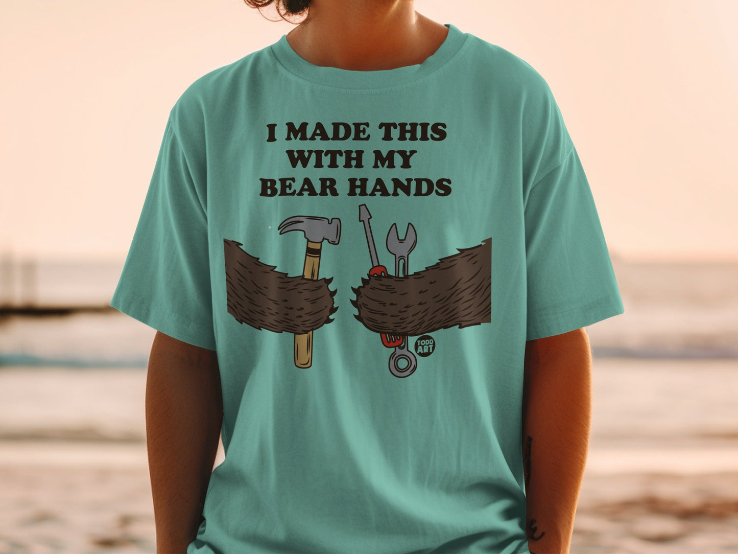 I Made This With My Bear Hands Graphic T-shirt