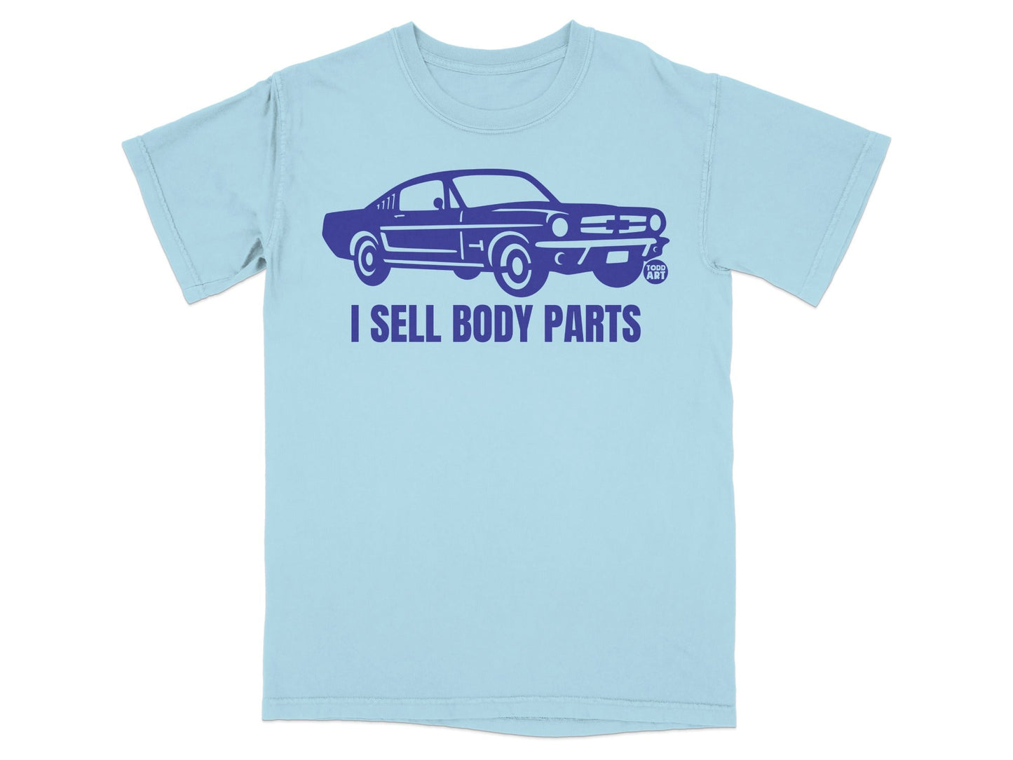 I Sell Body Parts Car Design Printed T-shirt
