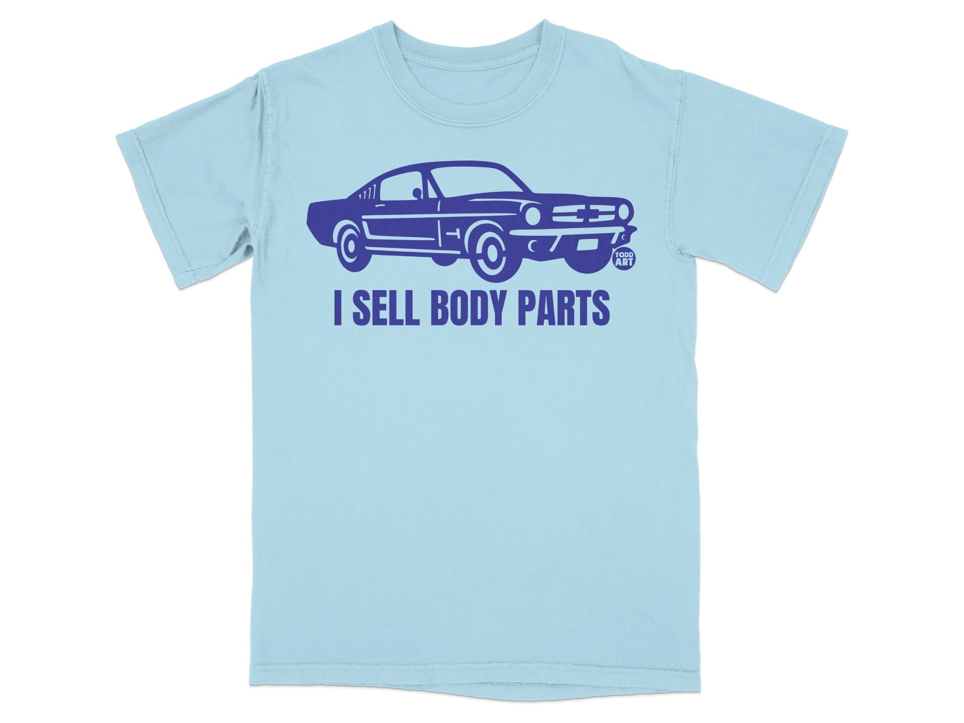 I Sell Body Parts Car Design Printed T-shirt