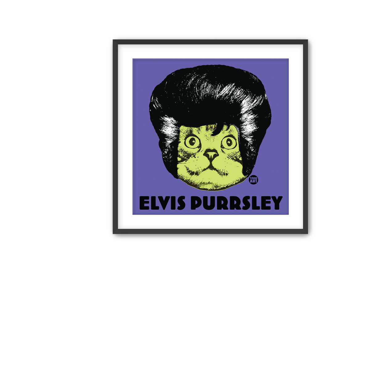 Elvis Purrsley Fine Art Print