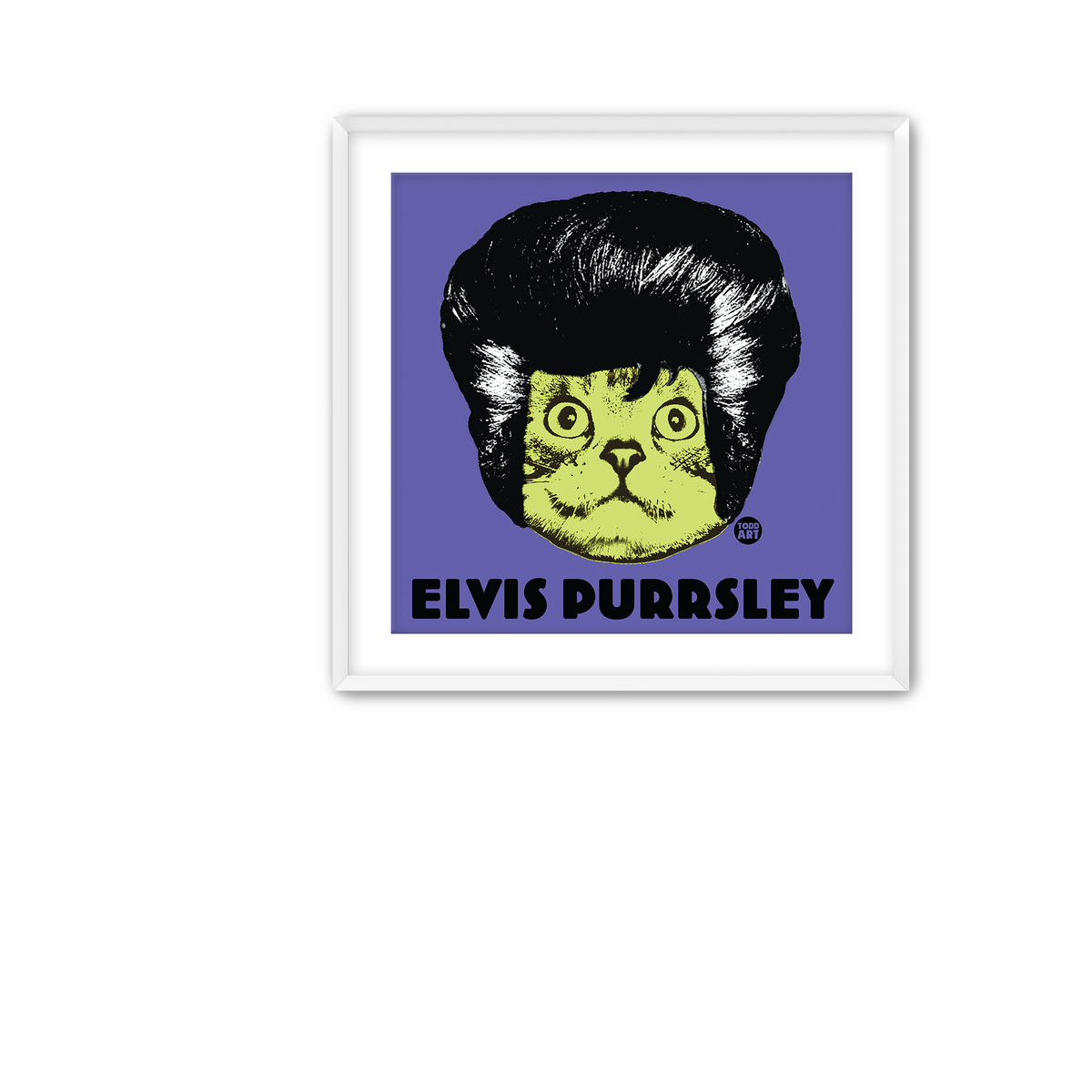 Elvis Purrsley Fine Art Print