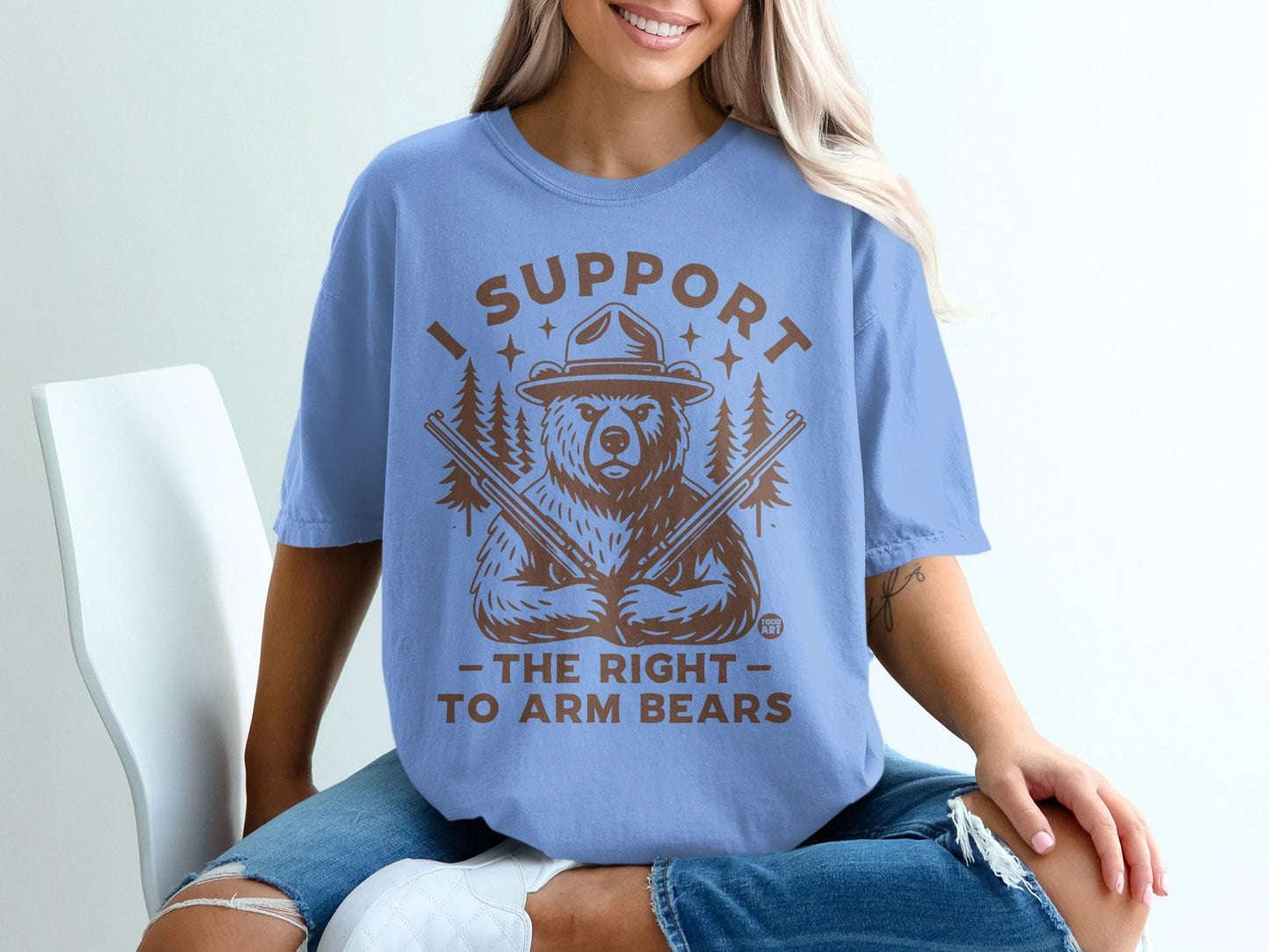 I Support The Right To Arm Bears Graphic Tee