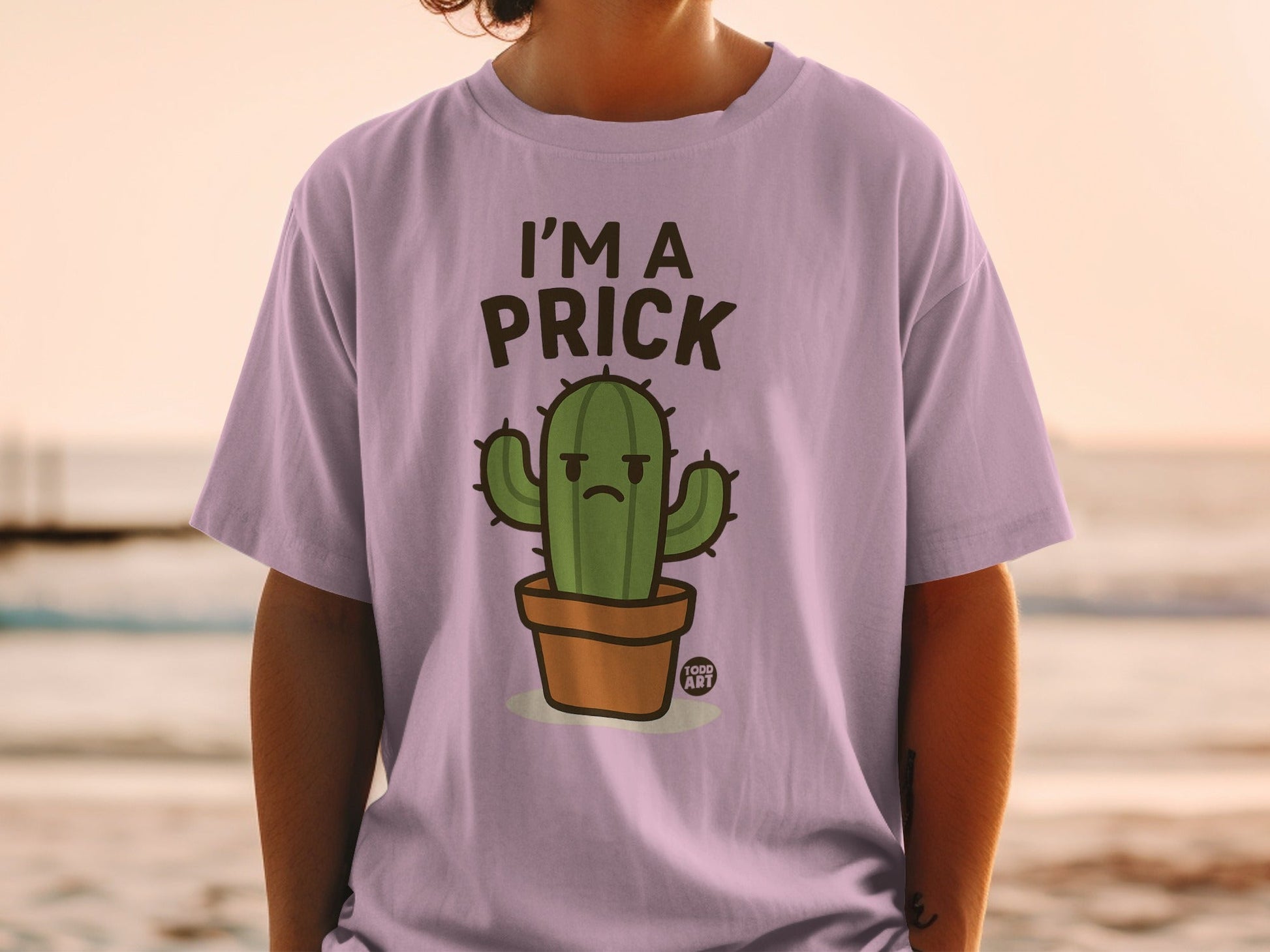 I'm A Prick Funny Cactus Graphic T-Shirt