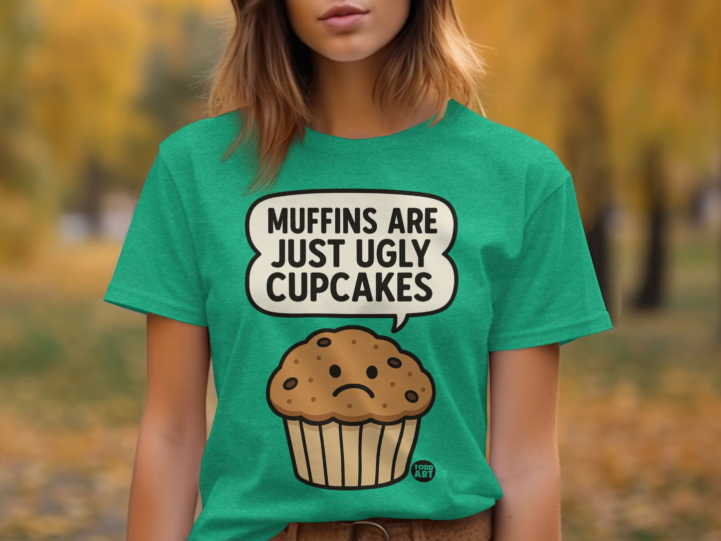 Muffins Are Just Ugly Cupcakes Funny T-Shirt