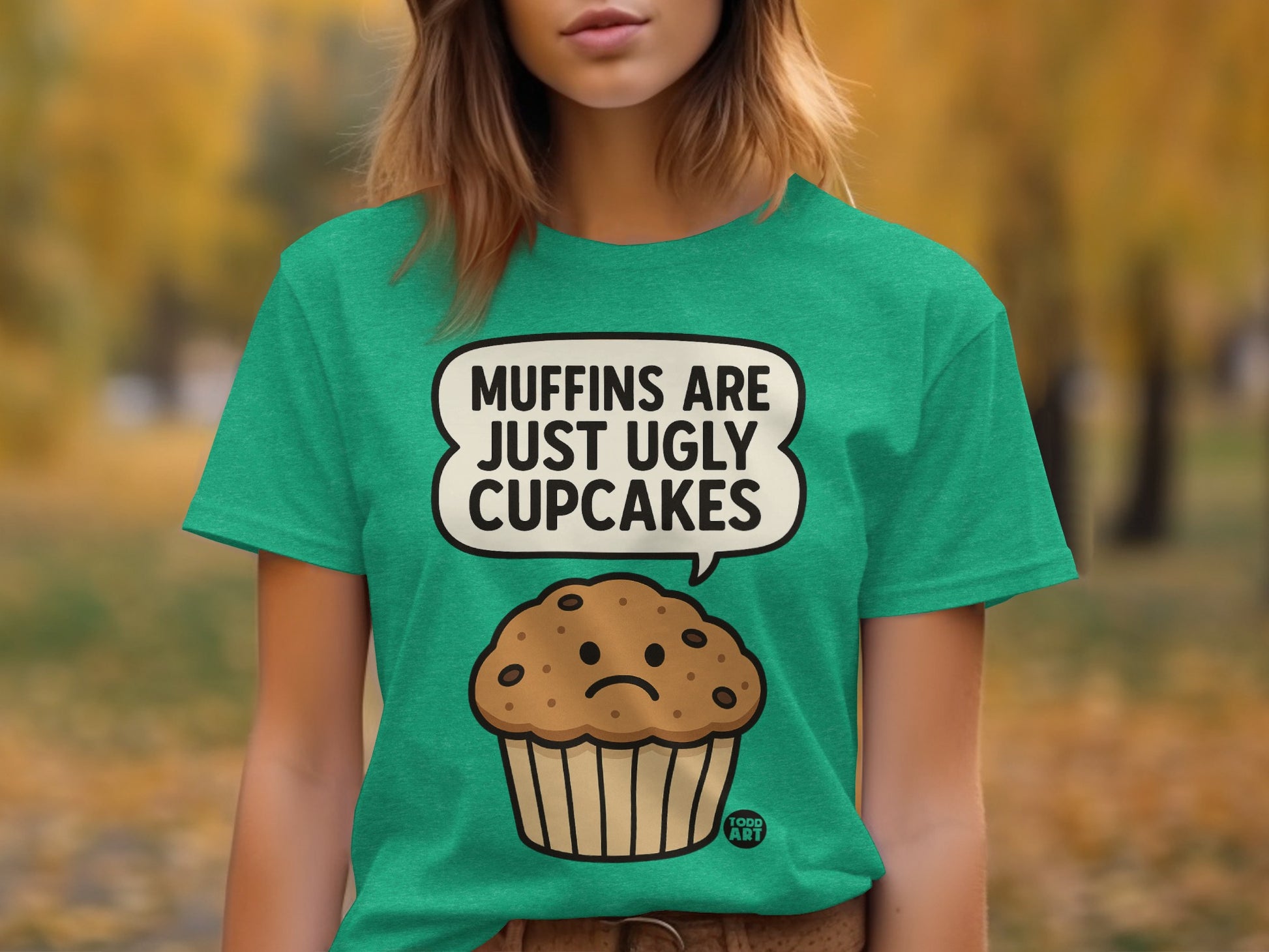 Muffins Are Just Ugly Cupcakes Funny T-Shirt