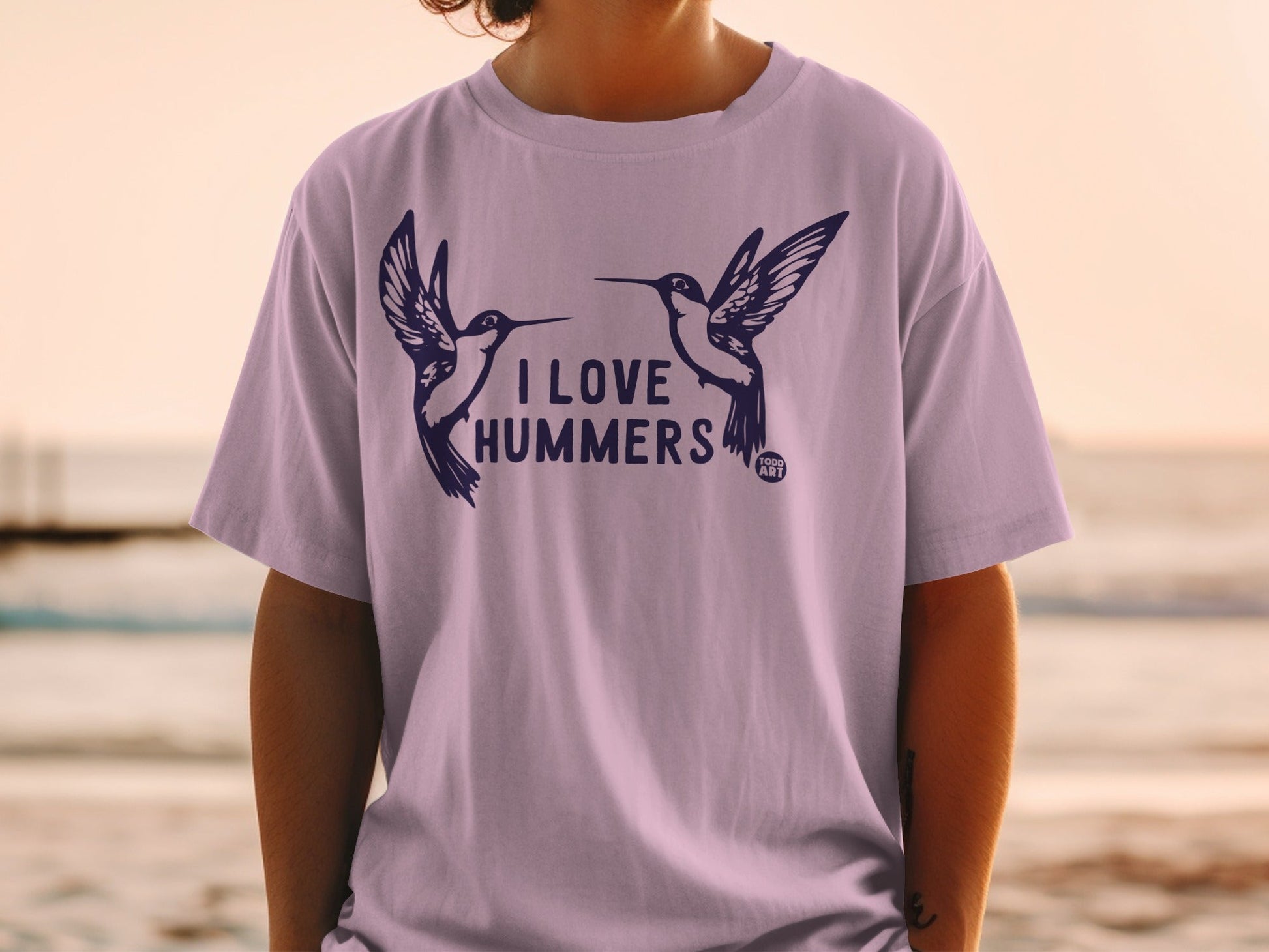 I Love Hummers Hummingbird Graphic Shirt Product