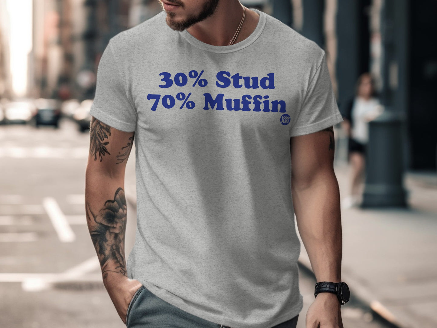 30% Stud 70% Muffin Graphic Tee Shirt