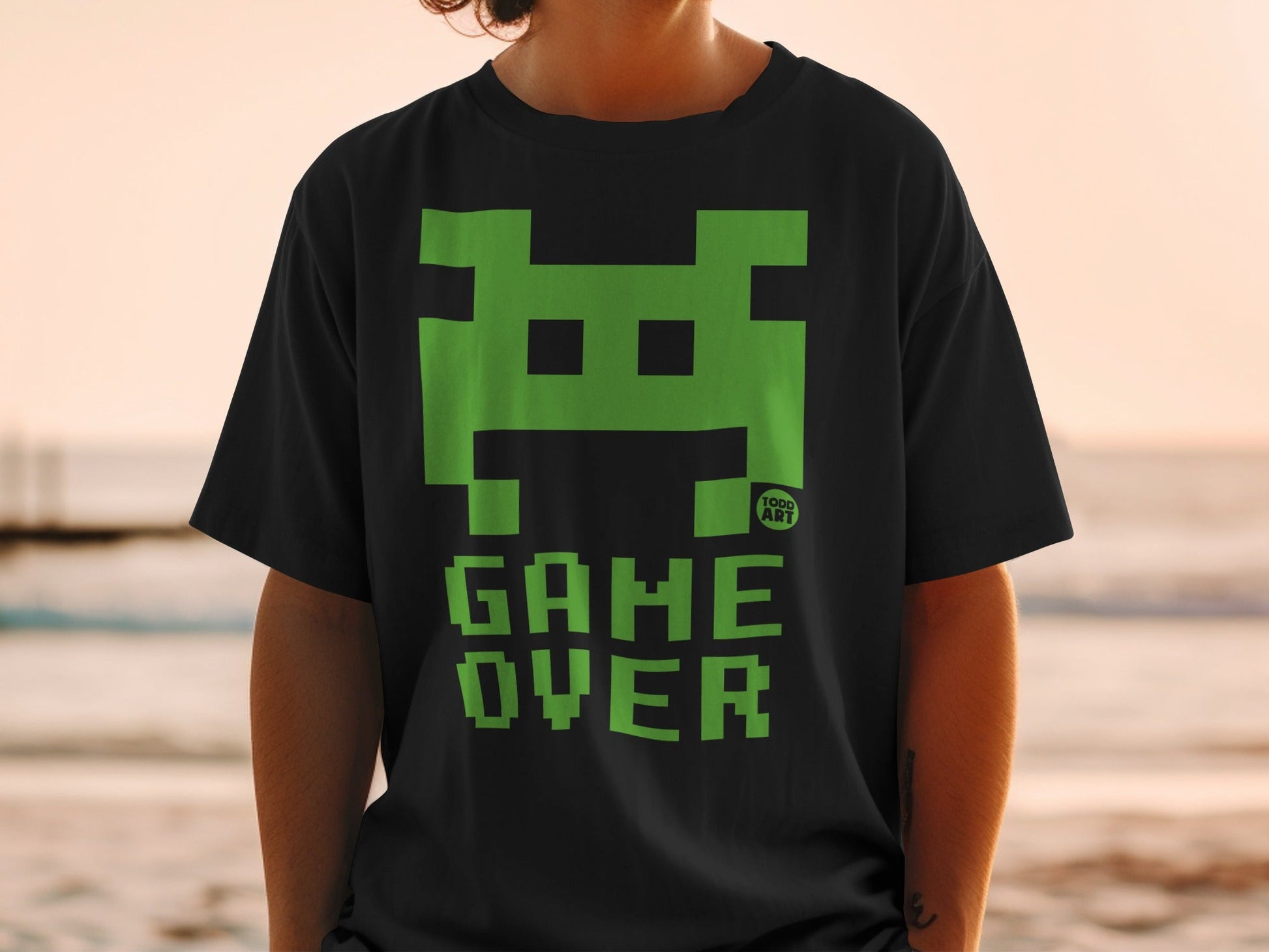 Game Over Retro Pixel Art Graphic T-Shirt