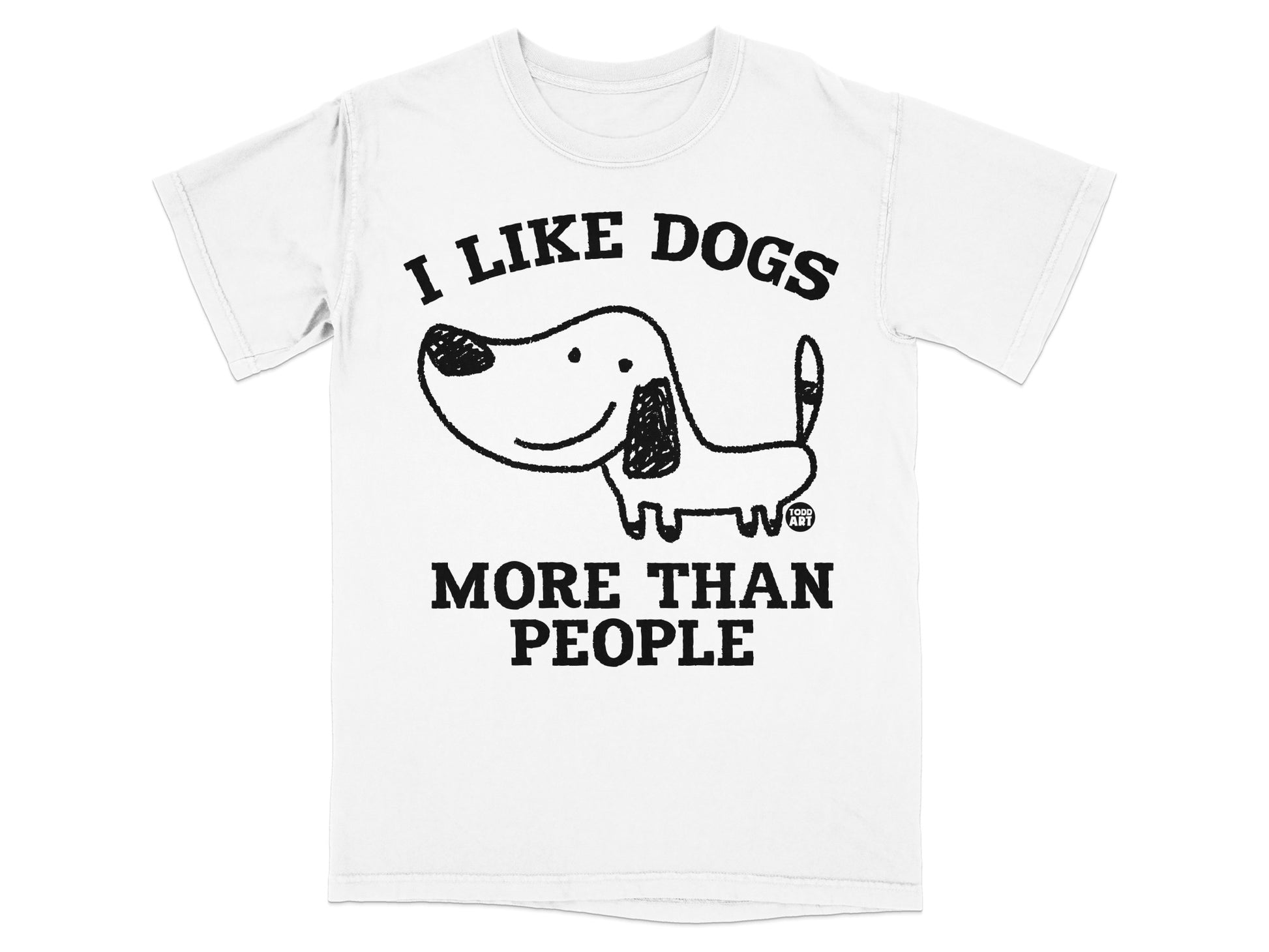 I Like Dogs More Than People Graphic T-Shirt