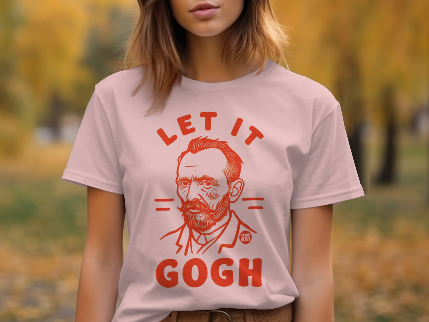Let It Gogh Artistic Graphic Unisex T-Shirt product