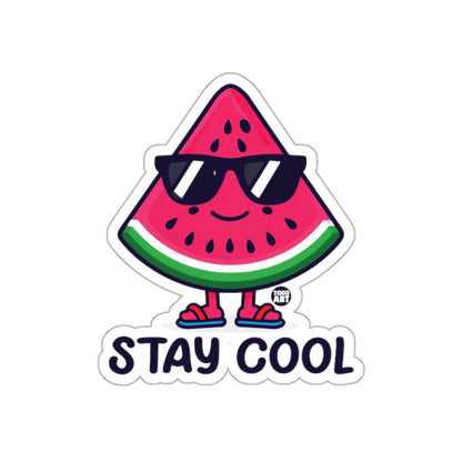 Stay Cool Watermelon with Sunglasses Sticker