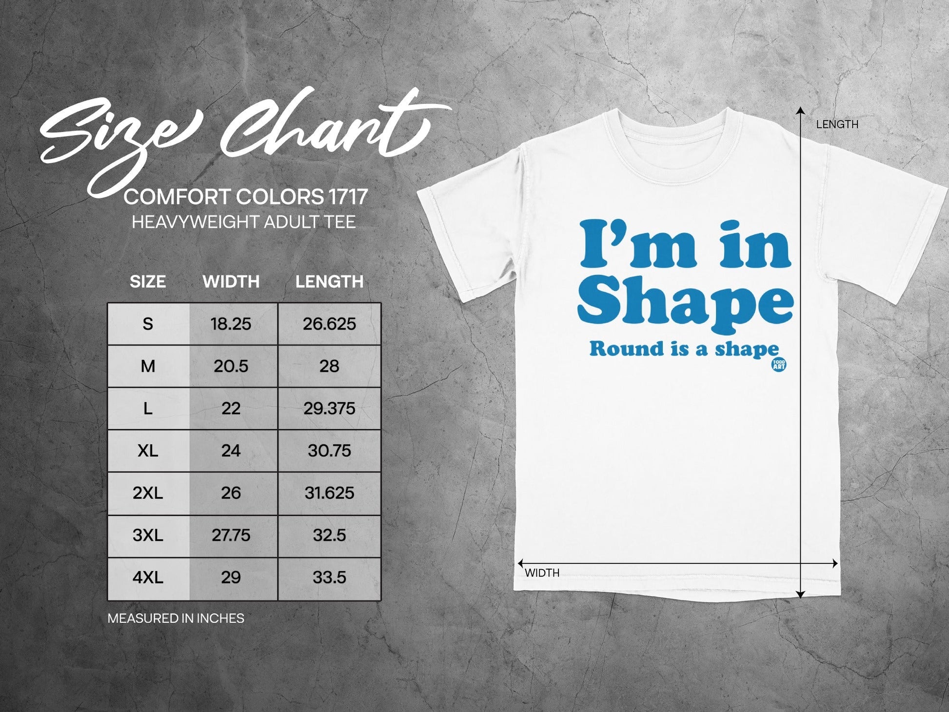 I'm in Shape Round is a Shape Heavyweight Adult Tee