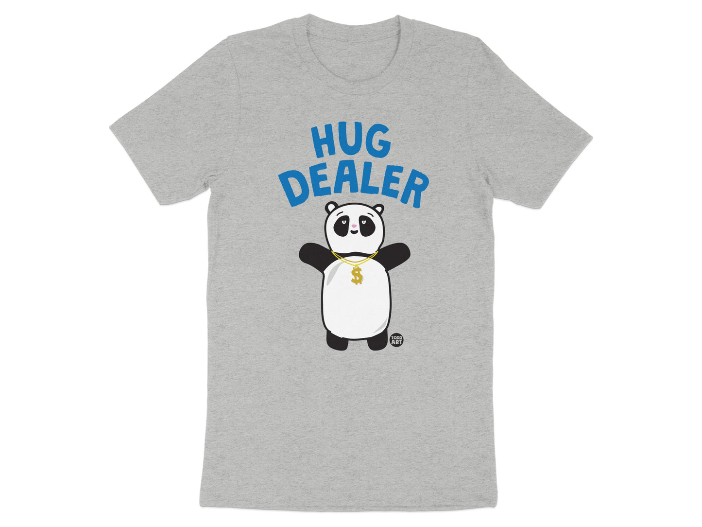 Cute Panda Hug Dealer Graphic T-Shirt for Fun Wear