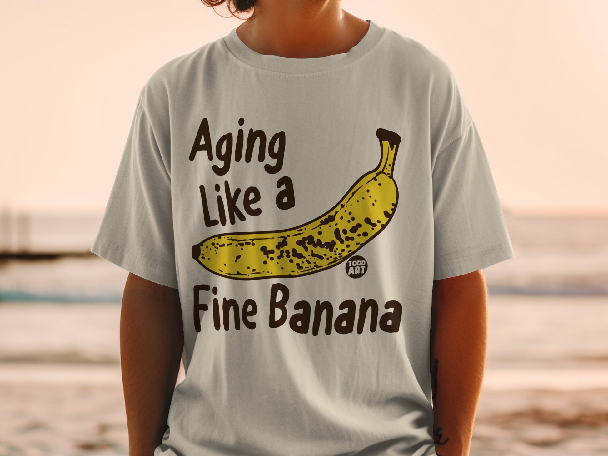 Aging Like a Fine Banana Funny Quote product type
