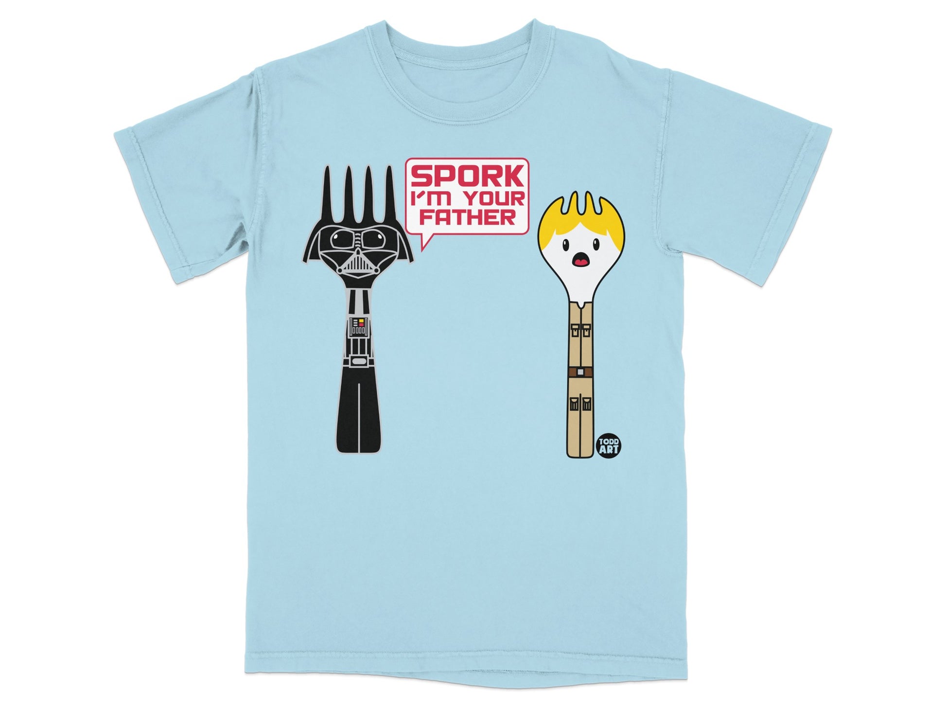 Darth Vader Luke Skywalker Spork I'm Your Father t-shirt