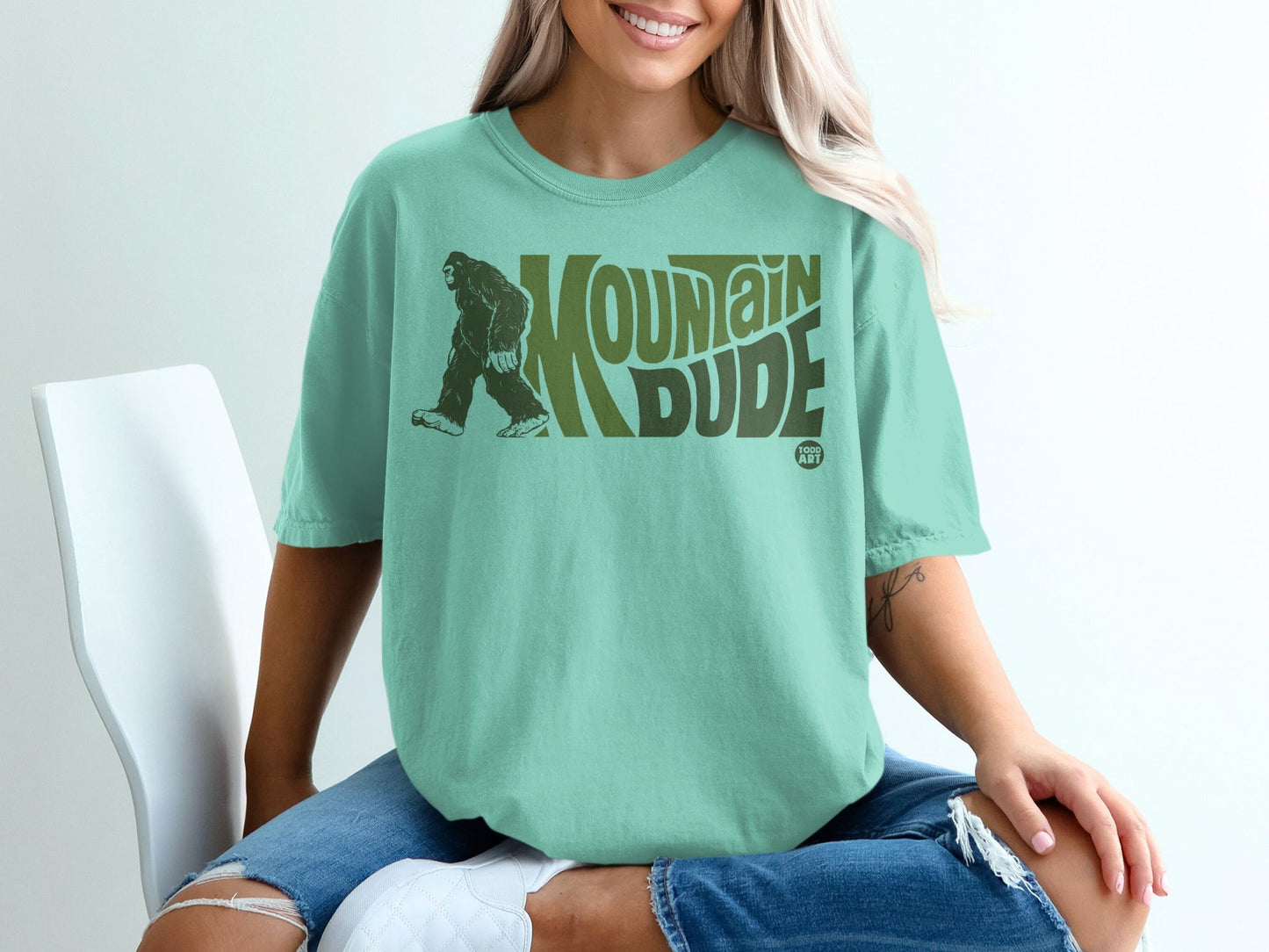 Mountain Dude Graphic T-Shirt Urban Streetwear Design