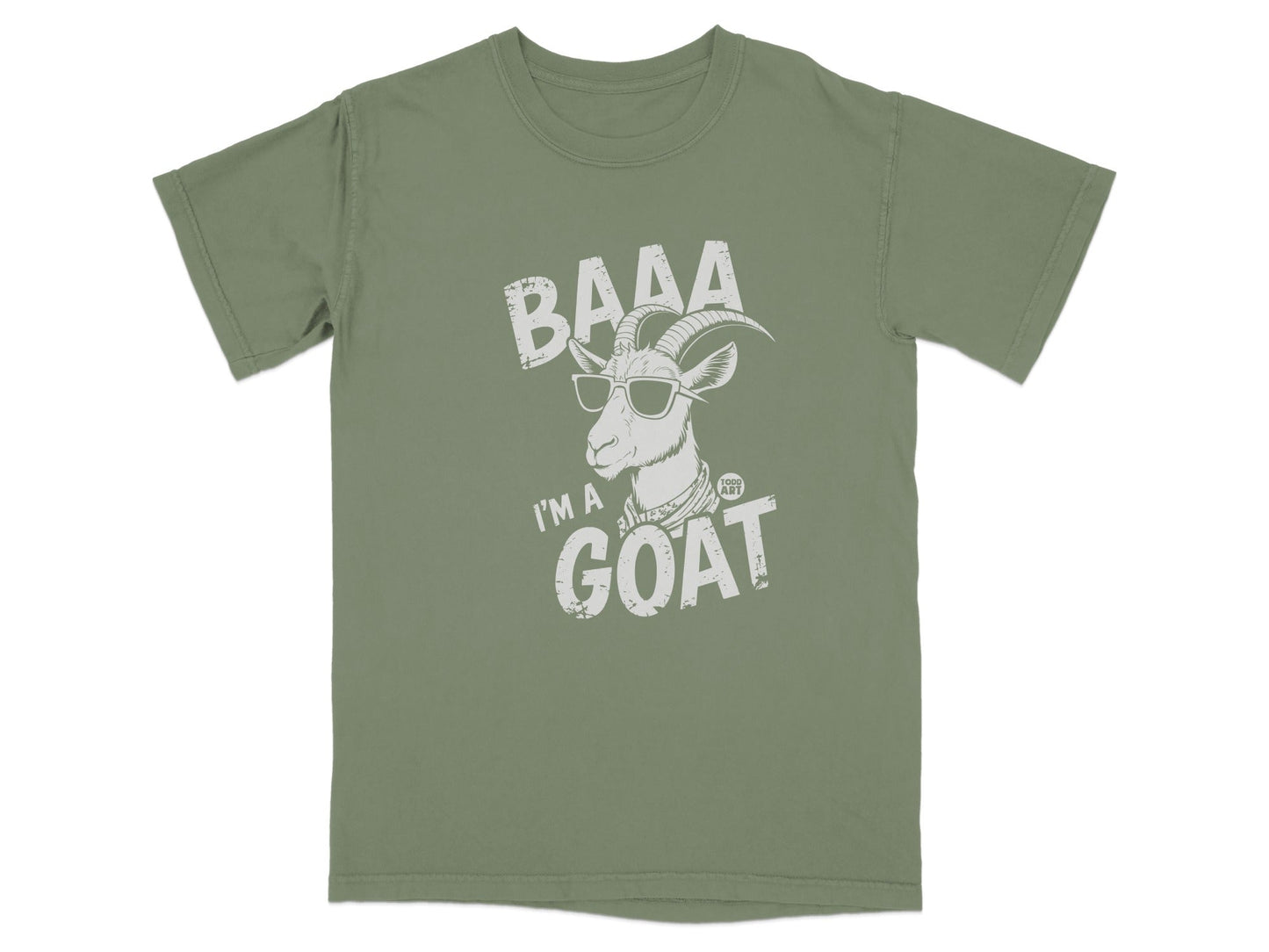 BAAA I'm A GOAT Funny Graphic Tee Shirt for Animal Lovers