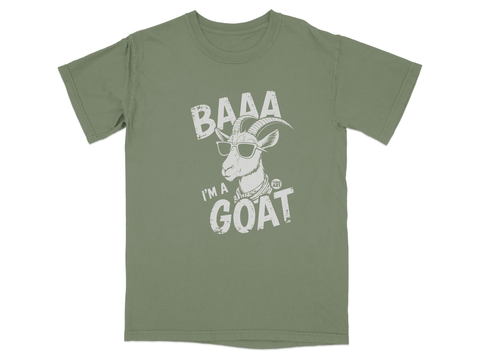 BAAA I'm A GOAT Funny Graphic Tee Shirt for Animal Lovers