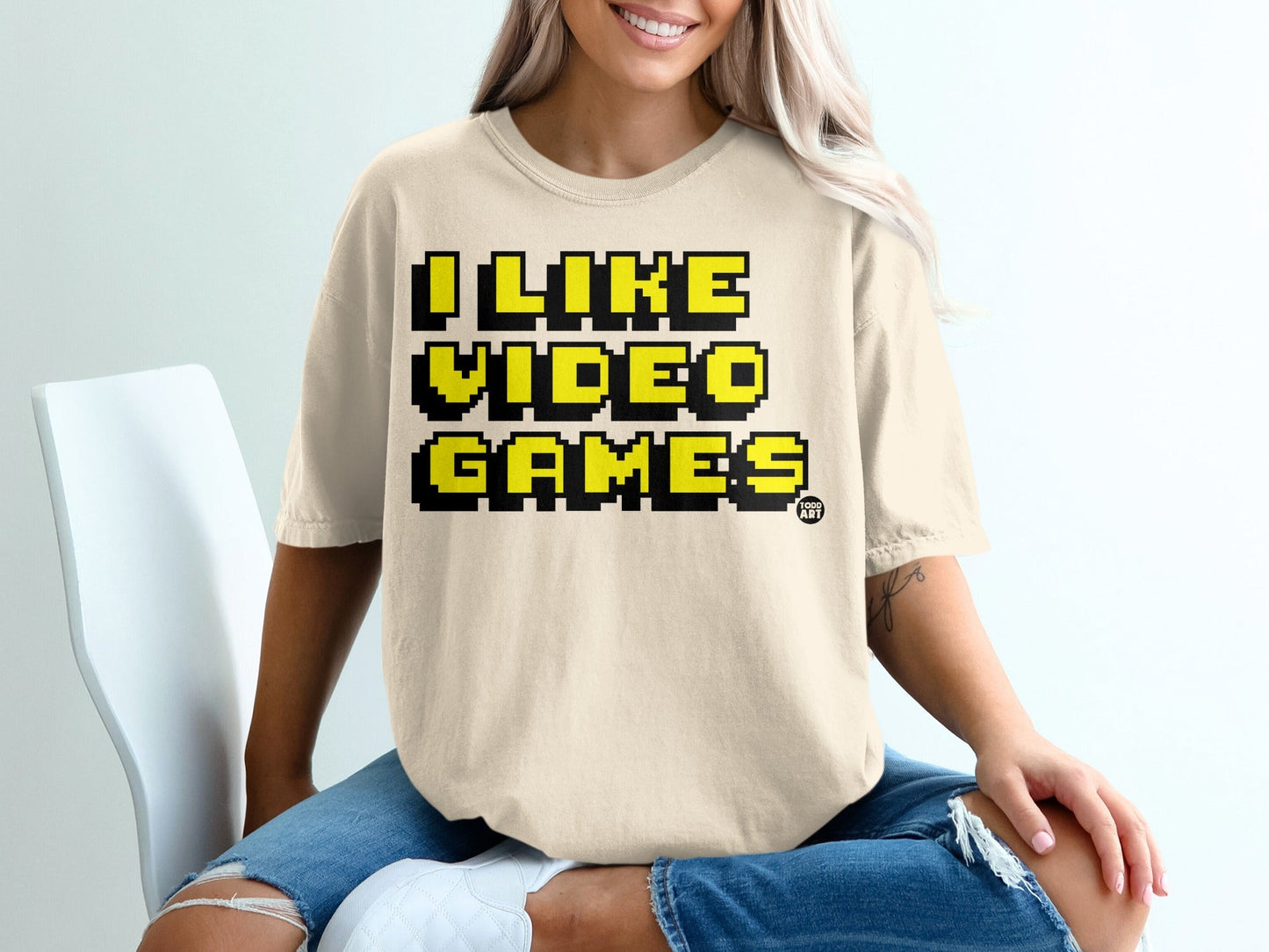 I Like Video Games Printed Graphic T-shirt