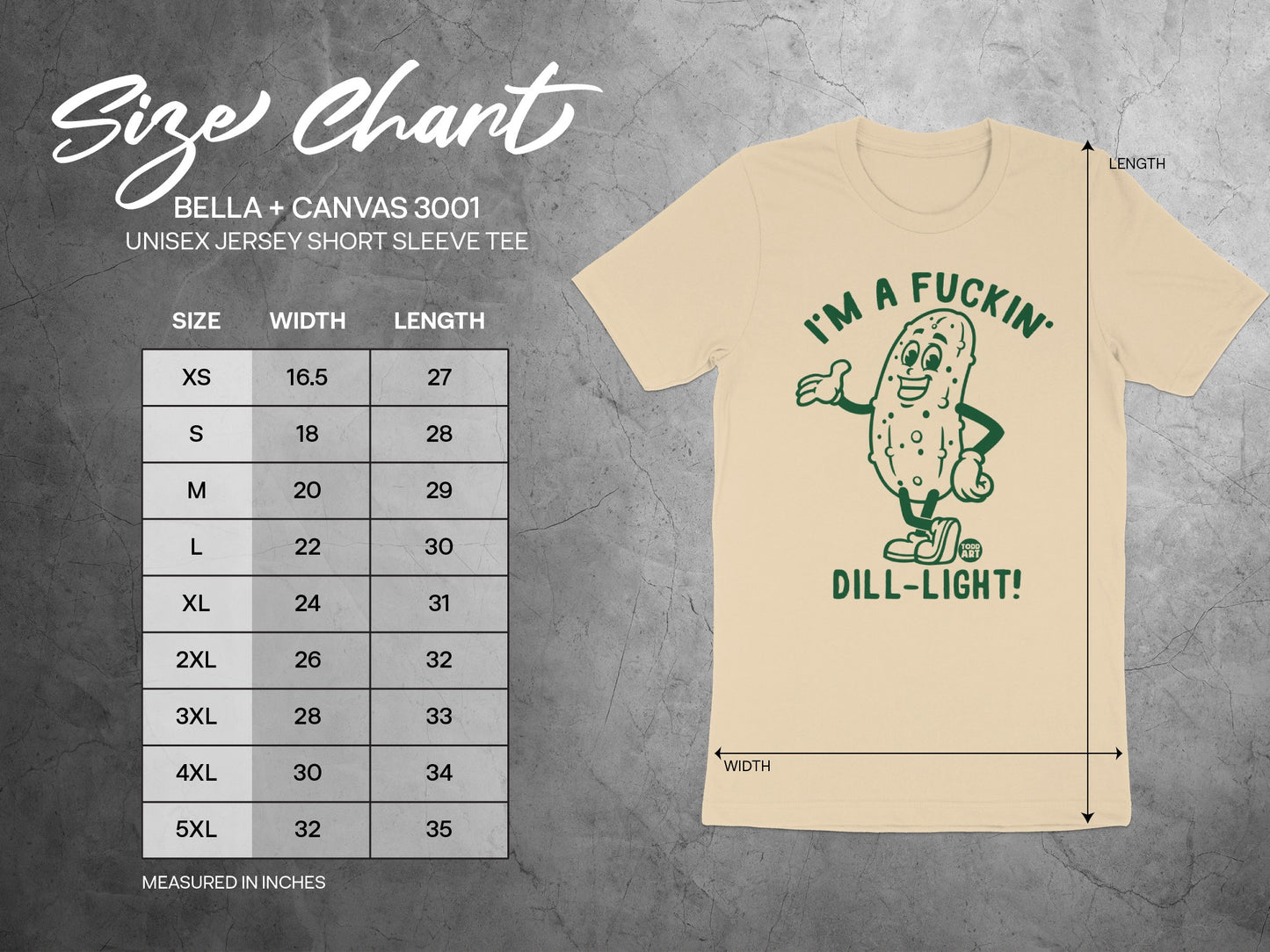 I'm a Fuckin' Dill-Light Unisex Jersey T-Shirt