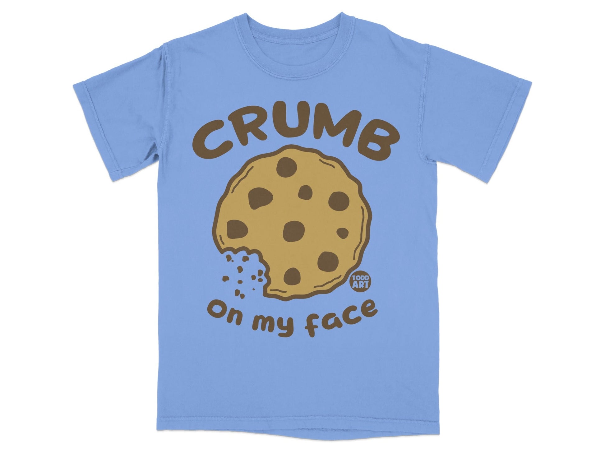 Crumb On My Face Cookie Graphic T-Shirt for Kids