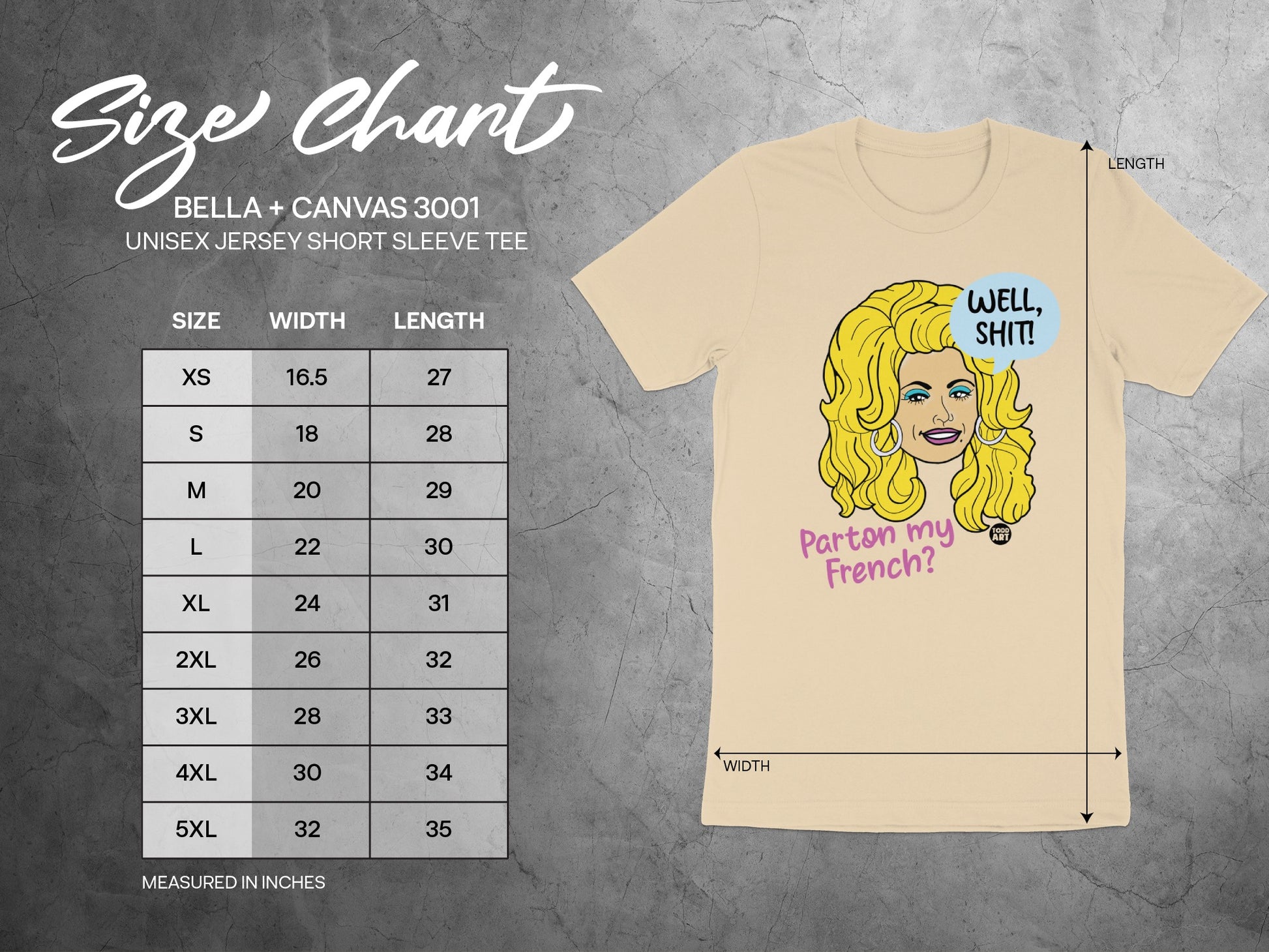 Fun Graphic Tee with Colorful Design for XS to 5XL Sizes