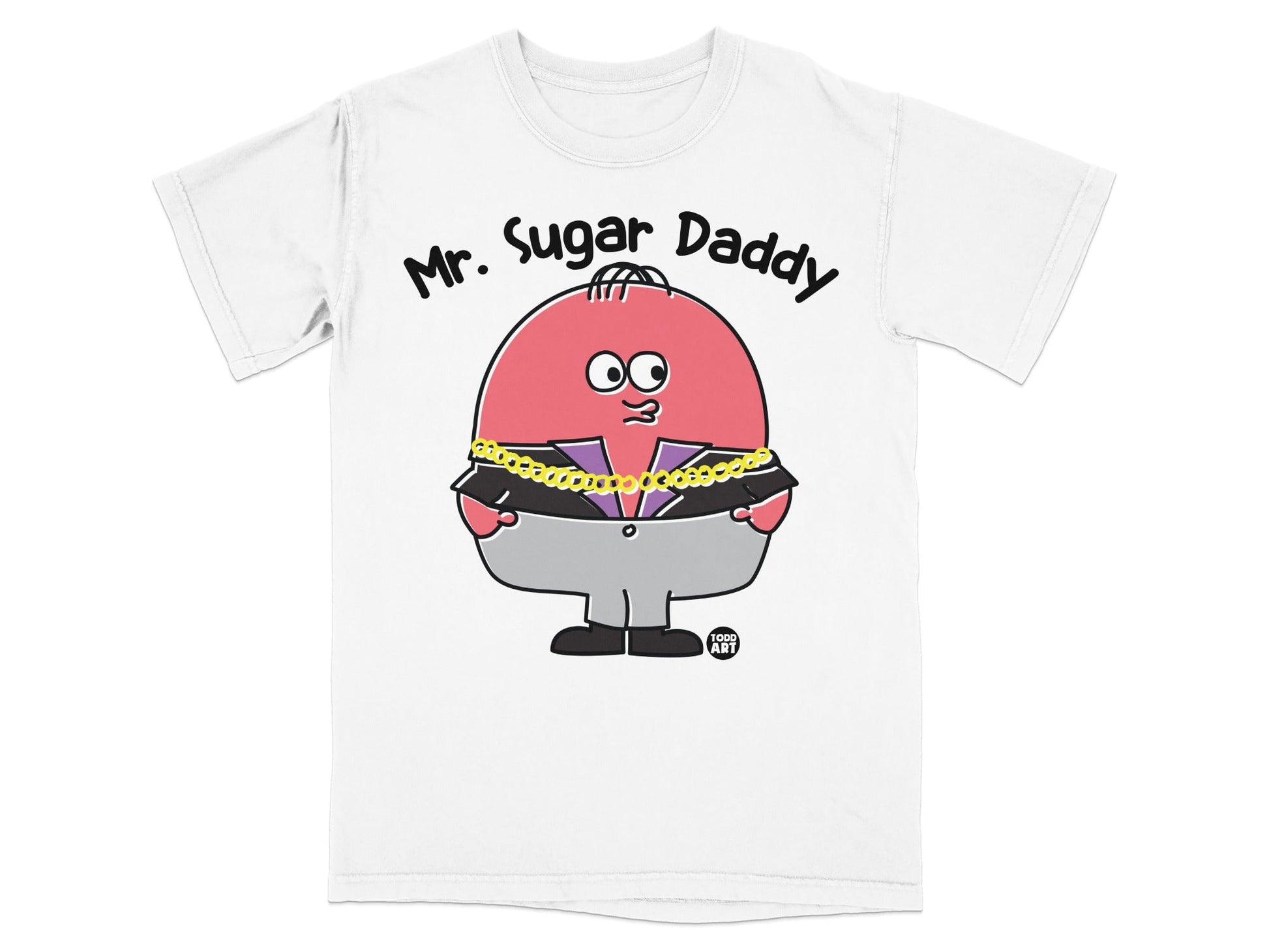 Mr. Sugar Daddy Todd Art Character T-shirt