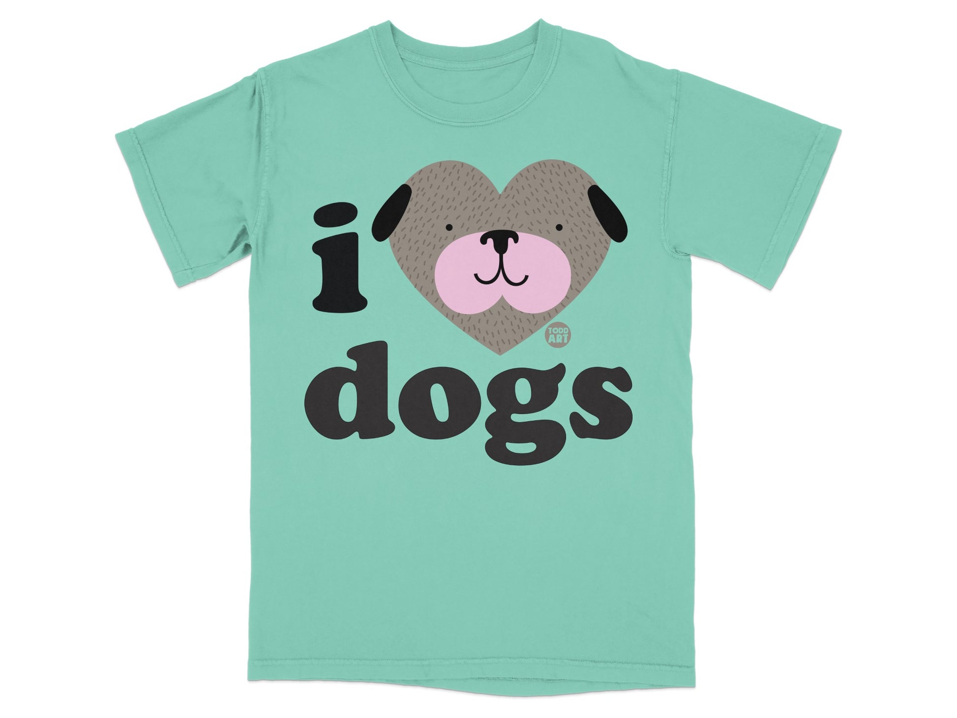 I Heart Dogs Cute and Stylish Graphic T-Shirt