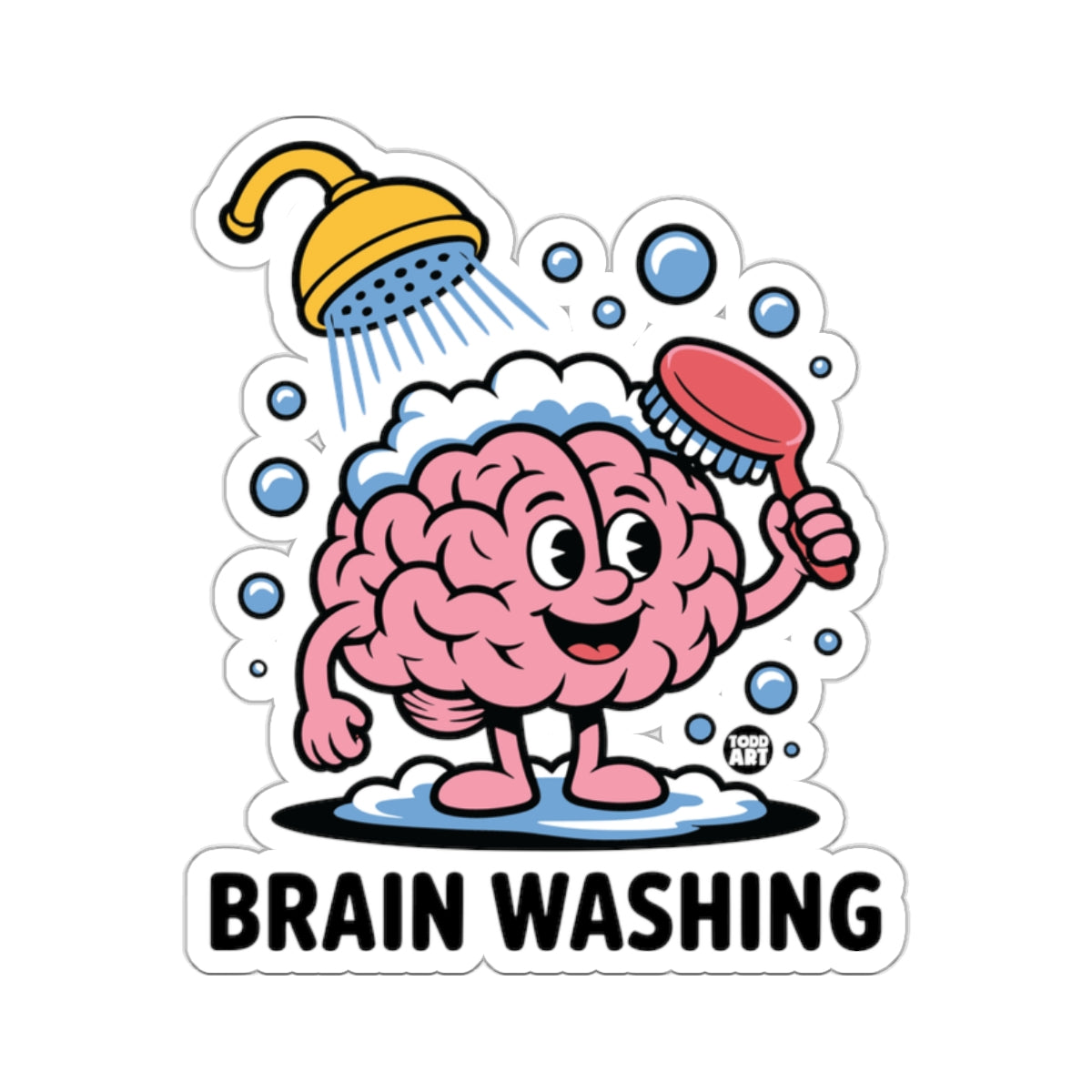 Brain Washing Humorous Brain Scrubbing Bubbles 