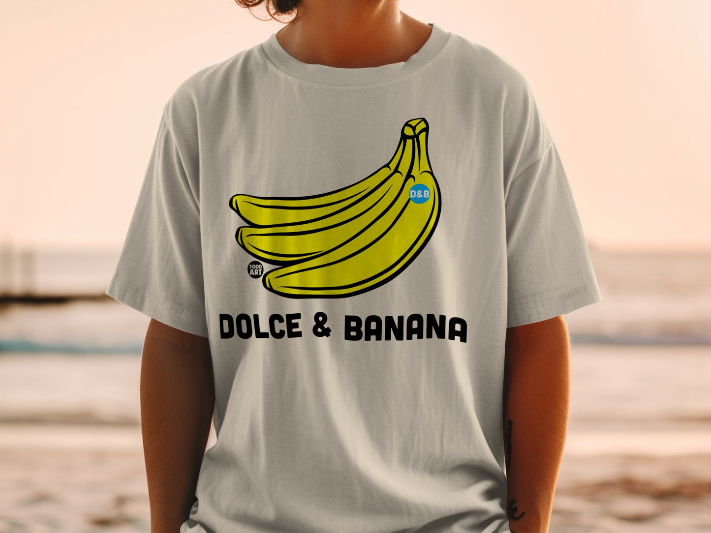 Dolce & Banana D&B Todd Art Yellow Bananas Group T-Shirt