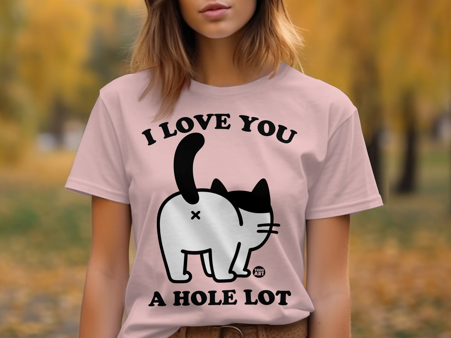 I Love You A Hole Lot Funny Graphic T-Shirt