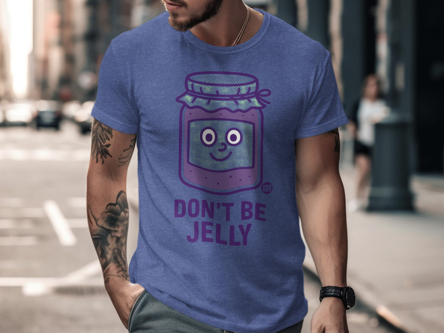 Don't Be Jelly Smiling Jar Graphic T-Shirt product type