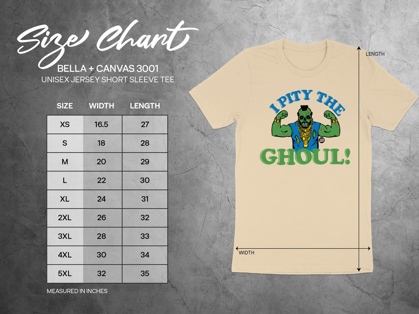 I Pity The Ghoul Graphic Tee Shirt