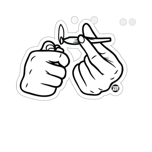 Hands Lighter Joint Todd Art 