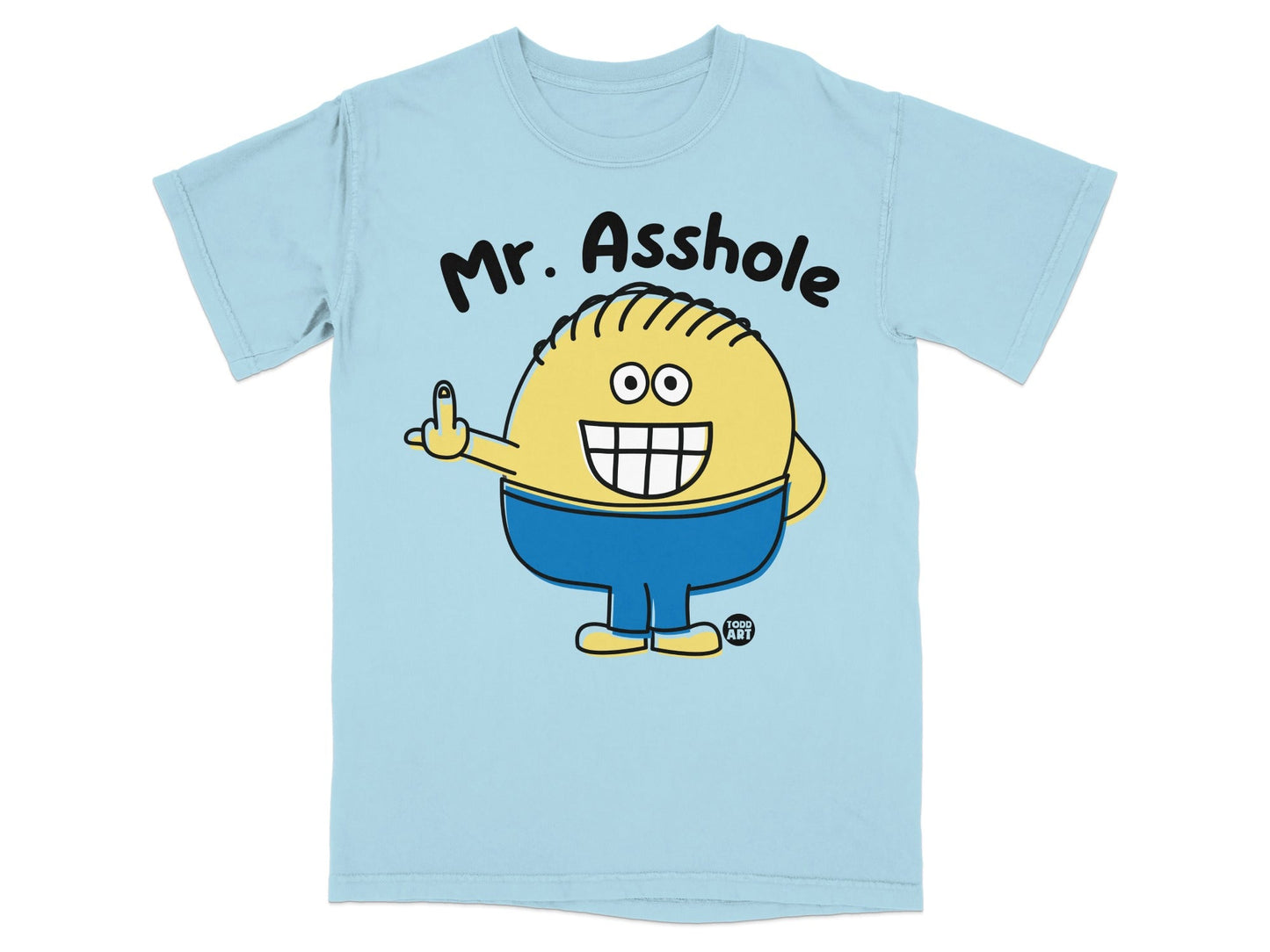 Mr. Asshole Cartoon Character Graphic Tee