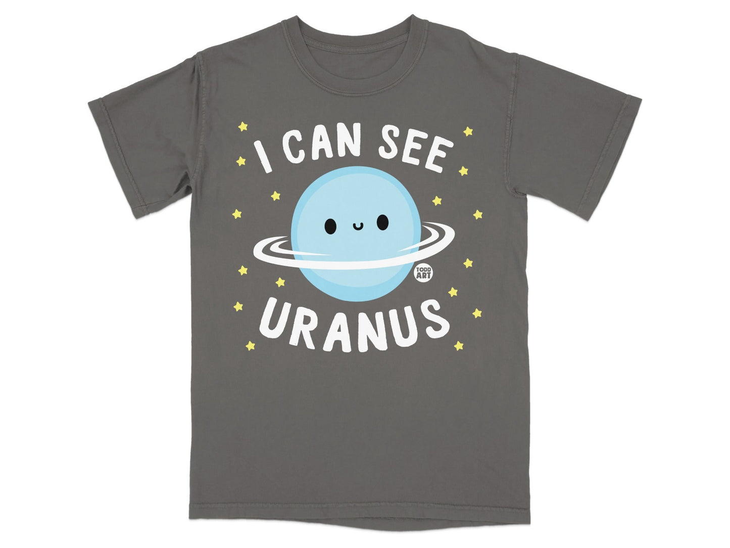 I Can See Uranus Funny Space Theme T-shirt