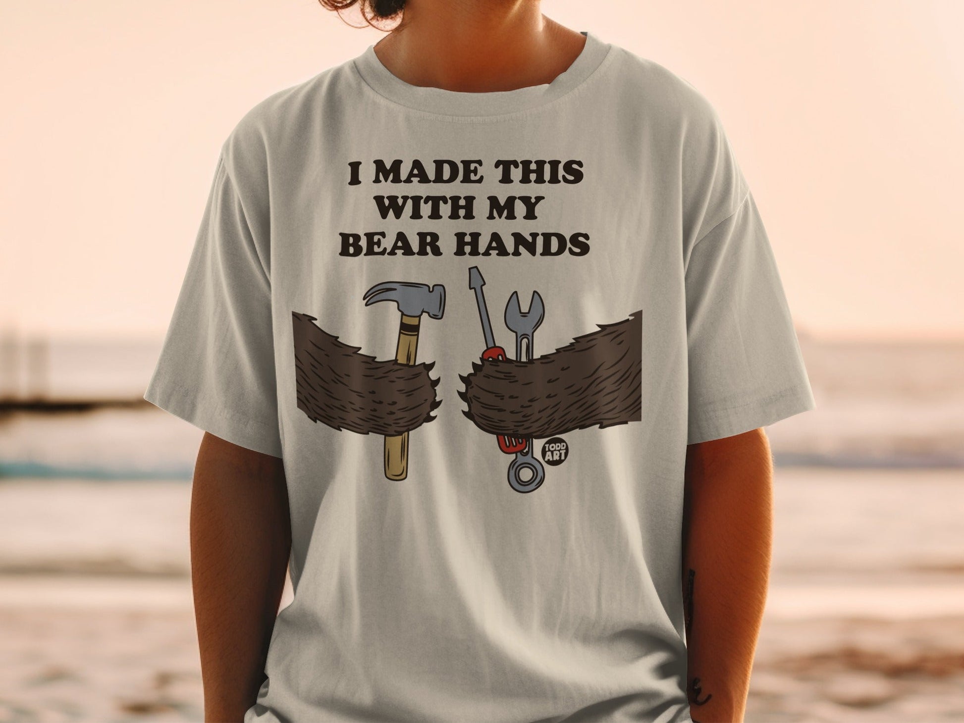 I Made This With My Bear Hands Graphic T-Shirt